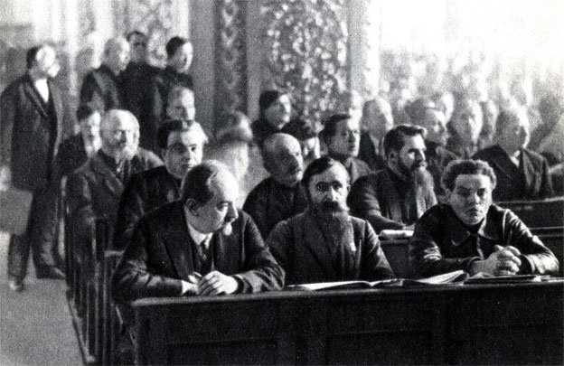 Г. В. Чичерин на заседании 3-й сессии ЦИК четвертого созыва. 1928 г.